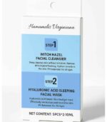 Kit Beauté – Nettoyant à l’hamamélis + Masque de nuit à l’acide hyaluronique